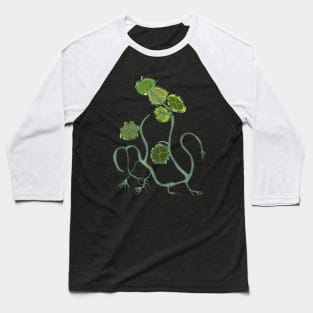 GREEN LEAVES WALKING Baseball T-Shirt